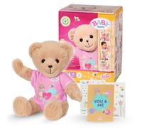BABY born Bear Pink 835586 - 36cm Little Bear with Soft Stuffed Body - Includes Pink Outfit and Accessories - Designed to Fit 43cm BABY born Clothing - Suitable for Kids from 0+