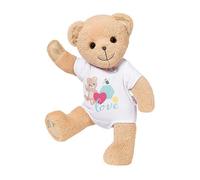 Baby Born Teddy Bear Soft Poseable Cuddly Animal Plush with White top