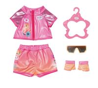 BABY born Bike Outfit 835876 - Sporty Bike Outfit with Matching Gloves and Sunglasses for 43cm Dolls - Suitable for Children from 3 Years Old