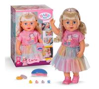 BABY born Carla - 43 cm big sister doll I Fashion doll with blonde hair and highlights I No batteries needed I Suitable for kids 4+ I Movable limbs I Standing doll I Doll with accessories