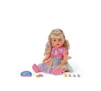 BABY born Carla - 43 cm big sister doll I Fashion doll with blonde hair and highlights I No batteries needed I Suitable for kids 4+ I Movable limbs I Standing doll I Doll with accessories