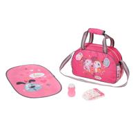 Changing Bag - Doll Changing Bag with Changing Mat, Lotion Bottle and a Nappy. Fits dolls up to 43cm - Suitable for children aged 3+ years - 832455