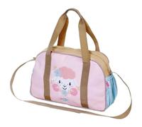 BABY born Changing Bag, doll changing bag with floral design incl. changing mat, diaper, and powder box