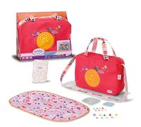 BABY born Changing Bag - Includes nappies, powder pot, storage box & decorative Pins - Suitable for 43cm dolls - Premium doll accessory