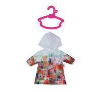BABY born City Style Coat for 43 cm Dolls with Hood | Hooded raincoat, colourful print, fits 43 cm dolls