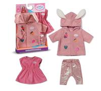 BABY born Coat Set with Dress, Leggings and Hood with Ears for 43cm Dolls