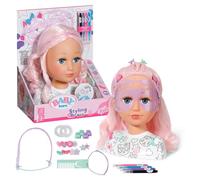 BABY born Creative Styling Head with Accessories | Washable markers, over 20 accessories, styling accessories