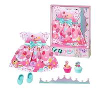 BABY born Deluxe Verjaardagsfeestjurk set 834152 - Accessoires voor poppen tot 4