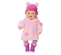 BABY born Deluxe Coat for 43 cm Doll - Easy for Small Hands, Creative Play Promotes Empathy and Social Skills, For Toddlers 3 Years and Up - Includes Faux Fur Coat and More
