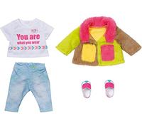 BABY born Deluxe Colour Coat 43cm - For Toddlers 3 Years & Up - Easy for Small Hands - Includes Coat, Shirt, Trousers & Shoes