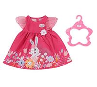 BABY born Dress Flowers - Fits BABY born dolls up to 43 cm - Set Includes Flower Dress and hanger - Suitable for children aged 3+ years - 832639