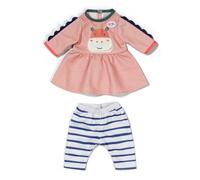 BABY born Dress Jungle with Striped Leggings, Cute Outfit for 36cm Dolls, 838129 Zapf Creation
