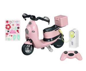 BABY born E-Scooter, Pink Remote Controlled Scooter with Charging Station, For 43cm Dolls, For Children Aged 3+, 835920 Zapf Creation