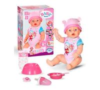 BABY born Emma - 43 cm large Baby Doll - 10 Functions in ccessories & Romper - Works completely without batteries - Suitable for children from 3 years
