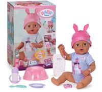 BABY born Eva 43 cm Click & Play, 10 Functions | 8 accessories included, works without batteries, movable arms, from 3 years
