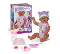BABY born Eva 43cm, Baby Doll with 10 lifelike functions and accessories- Suitable for Children Aged 3+