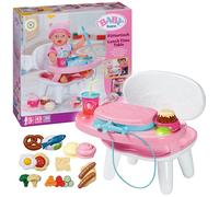 BABY born Zapf Creation Feeding Table with Light and Sound Function, with Over 10 Different Dishes and Drinks for 43 cm Dolls