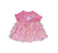 BABY born Flower Unicorn Dress - Colourful doll outfit with floral details - Fits any 43 cm doll - Premium doll accessory