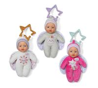BABY born for babies Angel 18cm, soft dolls with pendant and rattle, 3 assorted