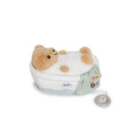 BABY born for babies Music Box Teddy 18cm Plush Bear in Bathtub, Removable Music Module, Washable