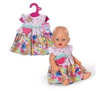 BABY born Fruit Dress, Cute Outfit with Strawberry Buckle Belt for 43cm Dolls, 838303 Zapf Creation