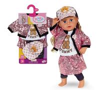 BABY born Glam, 5-Piece Outfit for 43cm Dolls, 837320 Zapf Creation