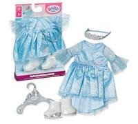 BABY born Ice Princesses Set with Glitter Dress, Tiara and Skates for 43cm Dolls