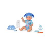 BABY born Jonas Click & Play, baby doll with 10 functions and 8 accessories, for children from 3 years old, works without batteries, 43 cm tall doll with movable arms and click-and-play hand