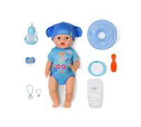 BABY born Jonas, new with Click & Play function - 43 cm baby doll with 10 functions & accessories, works without batteries