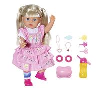 BABY born Kindergarden Little Sister 36cm Doll - Toy for Kids with 7 Lifelike Functions & Outfit - Easy for Small Hands, Creative Play Promotes Empathy & Social Skills, For Toddlers 2 Years & Up