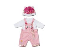 BABY born Kitten Onesie - Doll outfit with long sleeves, dungarees & matching hat - Premium doll clothes - Fits any 43 cm doll