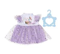 BABY born Lilac Tutu Dress - Doll dress with Tulle & Stars - Premium doll accessories - For dolls of size 43 cm
