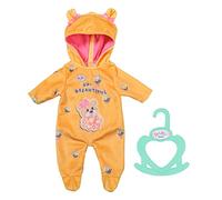 Baby born Little Bear Onesie 834619 - Accessories for Dolls up to 36cm - Features Super-Soft Fabric with Hood and a Hanger - Suitable for Kids from 2+