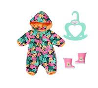 BABY born Little Outdoor Onesie 836323 - One piece jumpsuit with matching wellies for doll 36 cm, easy to put on - suitable for children from 1 year old