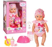 BABY born 827970 43cm w Dummy-Realistic Doll with Lifelike Functions-Soft to The Touch, Flexible Body-Eats, Sleeps, Cries & Uses The Potty-11