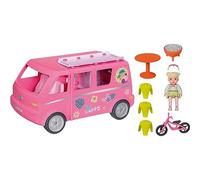 BABY born Minis Campervan with Jasmin 906095 - 7cm Doll with Exclusive Accessories and Moveable Body for Realistic Play - Suitable for Kids From 3+ Years