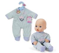 BABY born Romper mint with forest motif & sleeve details for 43 cm dolls