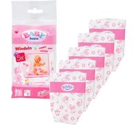 BABY born Nappies for 43 cm Doll - Easy Small Hands, Creative Play 43