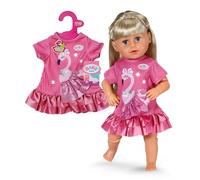 BABY born Flamingo Dress - Doll dress for 43cm Dolls - Premium doll accessories - Suitable for Children Aged 3+