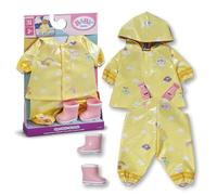 BABY born Rain outfit with raincoat, rain pants and rubber boots for 43 cm dolls