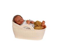 BABY born Real Realistic Reborn Baby Doll Boy - Deep, Closed Eyes, 43 cm | Hand-Painted & Lifelike, Soft-Bodied 43cm Doll 1 kg, Unique Hair, Eyes & Outfit, Cuddle Key Experience, For Ages 3+