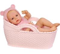 BABY born Real Realistic Reborn Baby Doll Girl - Fair, Open Eyes, 43 cm | Hand-Painted & Lifelike, Soft-Bodied 43cm Doll 1 kg, Unique Hair, Eyes & Outfit, Cuddle Key Experience, For Ages 3+