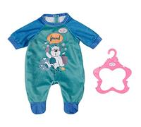 BABY born 833629 Romper Blue-Fits Dolls up to 43cm-Set Includes Hanger-Suitable for Children Aged 3+ years-833629
