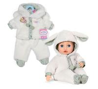BABY born Sheep Outfit for 43 cm Dolls with Hooded Jacket | Jacket, trousers, hood with ears, fits 43 cm dolls