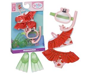 BABY born Snorkel set with bikini, diving goggles and flippers for 43cm dolls