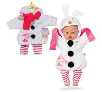 BABY born Snowman Costume for 43 cm Dolls with Scarf | All-in-one, leggings, scarf, fits 43 cm dolls