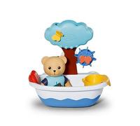 BABY born Splish Splash Tub with Teddy, Interactive Bath Time Toy with Swimming Teddy, features a Turning Wheel and Tree Shower, Wind Up Toddler Bath Toy, Sensory Development, 838105 Zapf Creation