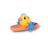 BABY born Splish Splash Surfing Berta, Colourful Bath Time Toy with Wind Up Wheels and Vibrant Orange Surfboard that floats on water, Wind Up Toddler Bath Toy, 837146 Zapf Creation