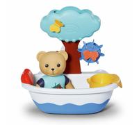 BABY born Splish Splash Tub with Teddy, Interactive Bath Time Toy with Swimming Teddy, features a Turning Wheel and Tree Shower, Wind Up Toddler Bath Toy, Sensory Development, 838105 Zapf Creation