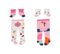 BABY born Tights & Socks, 2-ply assorted. with colorful motifs for 43cm dolls